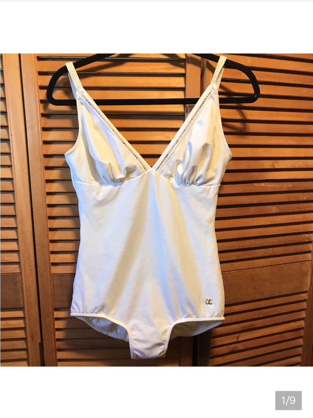 Vintage Oleg Cassini Ivory Swimsuit